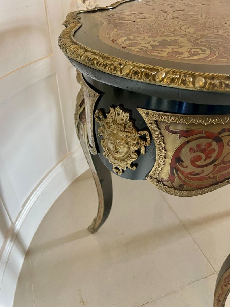 Antique French Boulle Centre Table - Image 7